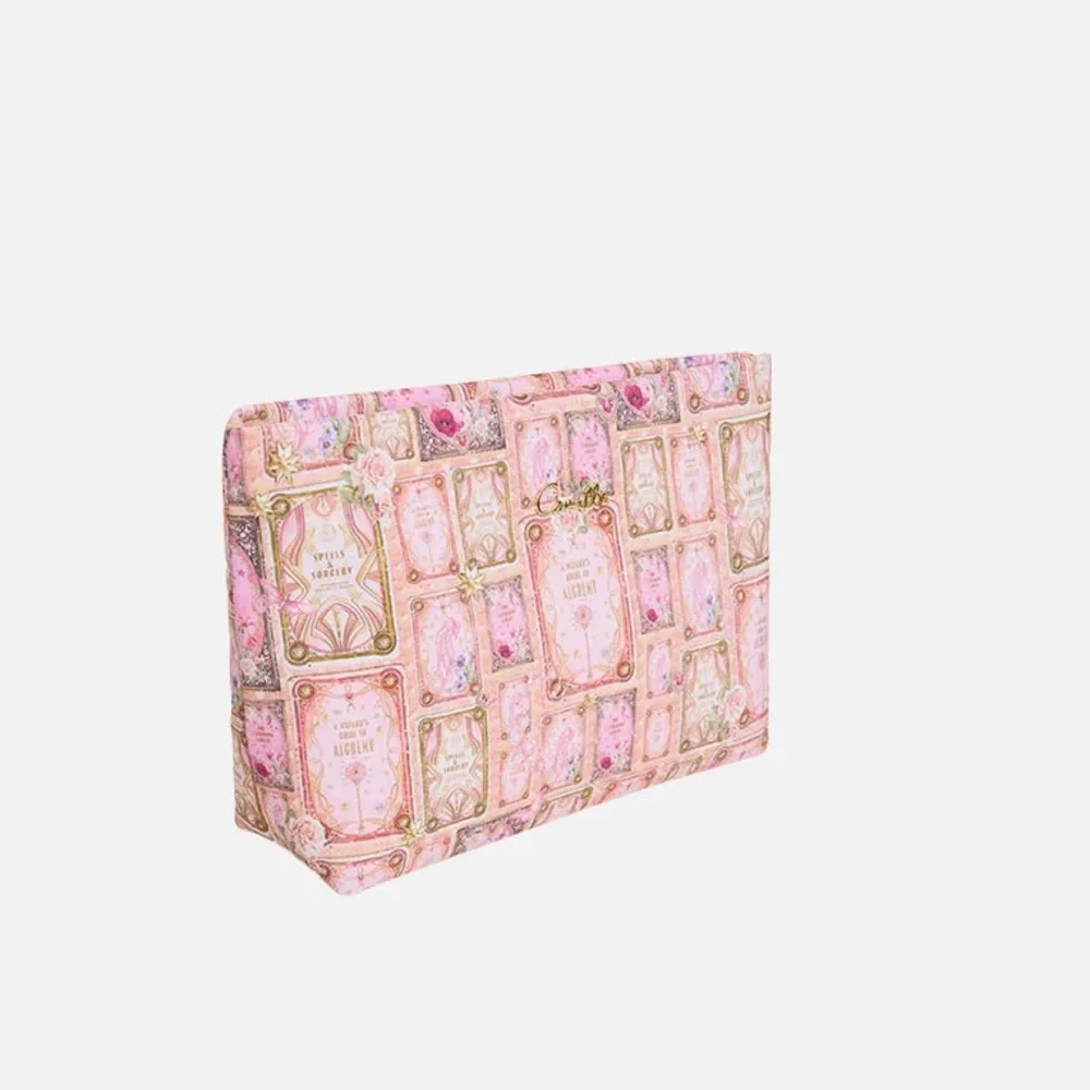 Camilla x Wicked “Totally Ozmopolitan” small pink makeup travel bag pouch